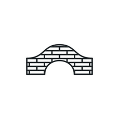 Poster - fence icon template color editable. fence symbol vector sign isolated on white background illustration for graphic and web design.