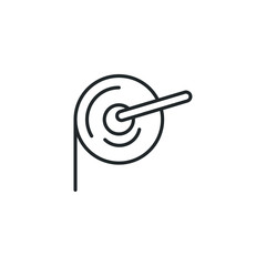 Aufkleber - Toilet tissue paper roll icon template color editable. tissue paper symbol vector sign isolated on white background illustration for graphic and web design.