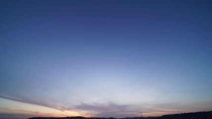 Canvas Print - Cloudy sky background time lapse