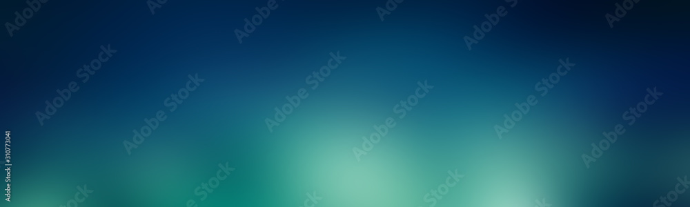 Green-blue gradient abstract background. aurora wallpaper backdrop. - obrazy, fototapety, plakaty 