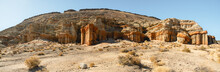 Scenic Desert Cliffs, Red Rock Canyon State Park, California. Panoramic View