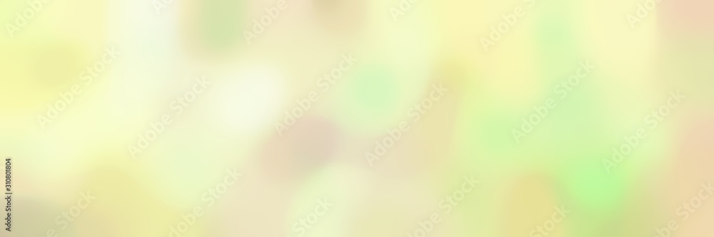 blurred bokeh iridescent horizontal background with pale golden rod, khaki and beige colors space for text or image - obrazy, fototapety, plakaty 