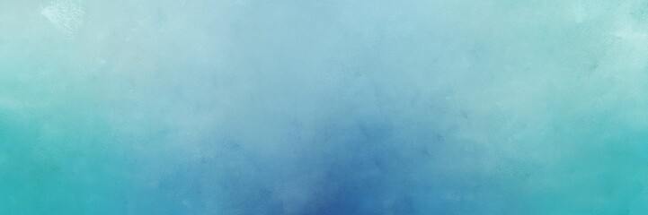 Leinwandbilder - vintage abstract painted background with sky blue, steel blue and cadet blue colors and space for text or image. can be used as header or banner