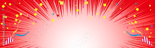 赤背景 紙吹雪が舞うおめでたい背景素材 モバイルバナーサイズ Stock Vector Adobe Stock 赤背景 紙吹雪が舞うおめでたい背景素材 モバイルバナーサイズ Stock Vector Adobe Stock