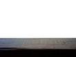 © Dachochai - natural wood table with white background