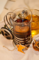 cup of tea and cookies