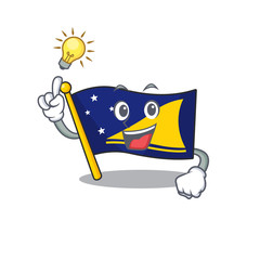 Poster - Have an idea flag tokelau Scroll cartoon character design