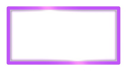 Wall Mural - Purple Rectangle Clean Animated Border Frame For Titles And Images The Second Half Of Clip Is Seamless Loop