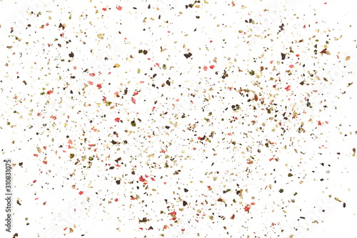 colorful-minced-ground-pepper-mix-pile-isolated-on-white-background-top-view