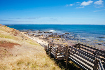 Canvas Print - Shelley Beach on Philip Island in Australia