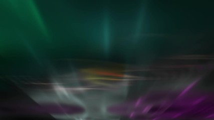 Wall Mural - 4k animated background imitating the northern lights