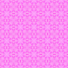 Poster - Pink checked allover seamless pattern. Hand drawn 