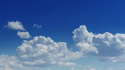 Wall Mural - timelapse with clouds moving 4k