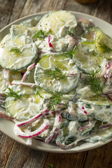 Poster - Homemade Greek Yogurt Cucumber Salad