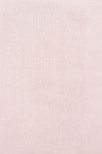 Pink Linen Pastel Fabric, Background Or Texture, Closeup, Top View