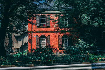 Wall Mural - Brick building in Japan