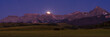 Full Moon rises over San Juan Mountains on Hastings Mesa, Colorado