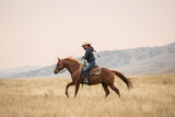 Cowgirl On Horse