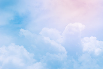 Wall Mural - cloud background with a pastel colour