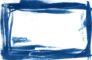 abstract hand drawn blue background texture brush. beautiful abstract grunge decorative dark blue da