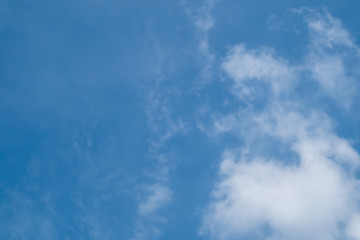 Wall Mural - beautiful white clouds and blue sky high definition skyscraper with grunge texture for background ab
