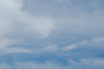Wall Mural - beautiful white clouds and blue sky high definition skyscraper with grunge texture for background ab