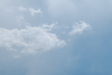 Wall Mural - beautiful white clouds and blue sky high definition skyscraper with grunge texture for background ab