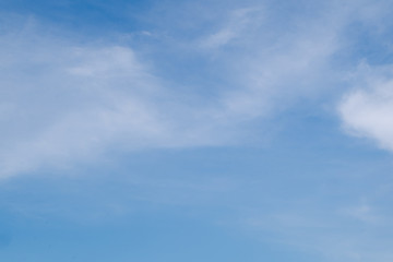 Wall Mural - beautiful white clouds and blue sky high definition skyscraper with grunge texture for background ab