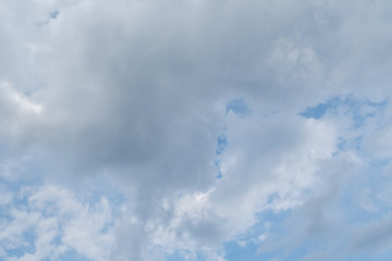 Wall Mural - beautiful white clouds and blue sky high definition skyscraper with grunge texture for background ab