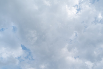 Wall Mural - beautiful white clouds and blue sky high definition skyscraper with grunge texture for background ab