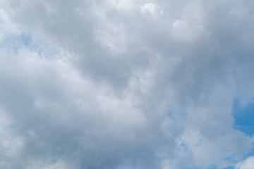 Wall Mural - beautiful white clouds and blue sky high definition skyscraper with grunge texture for background ab