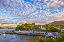 View On Portree, Isle Of Skye, Scotland