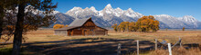 T.A. Moulton Barn Within Mormon Row Historic District In Grand Teton National Park, Wyoming - The Most Photographed Barn In America
