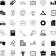 © Irina - business vector icon set such as: clock, thumbs, active, research, shop, time, sample, friend, loss, lecturer, photo, lock, timer, networking, metal, sea, decline, shoes, no, vote, hour, agreement