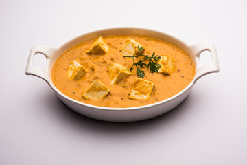 Wall Mural - Paneer Korma, Kurma or Quorma is a popular Indian main course recipe made using cottage cheese with curry made of curd, coconut and cashew nuts