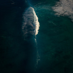 Wall Mural - aerial view of the sea