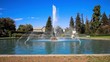 Reiher-Springbrunnen im öffentlichen Park, Glendale Los Angeles