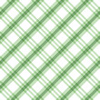 Checkered green and white check pattern background,vector illustration,Gingham