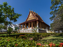 Vat Phra Kèo Tempel In Vientiane - Laos