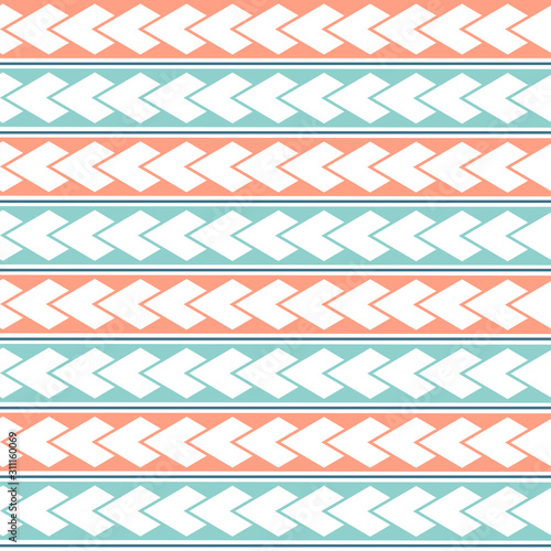 vector-ethnic-boho-seamless-pattern-in-maori-style-geometric-border-with-decorative-ethnic-elements-pastel-colors-horizontal-pattern