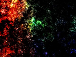 Wall Mural - abstract background with stars