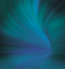 Wall Mural - Acceleration speed motion fast light. Abstract blue background, beautiful lines and blur. Illustration