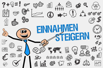 Wall Mural - Einnahmen steigern 