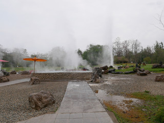 Sankampang Hot Spring, Chiang Mai, Thailand