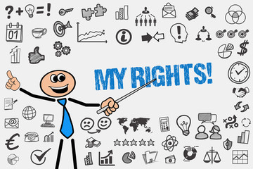 Wall Mural - My Rights!