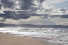 Clouds Over Marina State Beach In Monterey Peninsula California