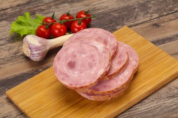 Natural ham made from pork