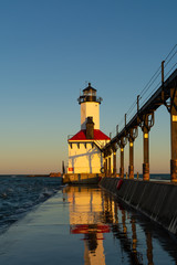 Wall Mural - Michigan City Lighthouse