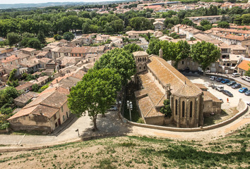 Sticker - Carcasson fortificated castle is a UNESCO world heritage site,