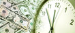 © Stillfx - Clock and American cash. Time is money